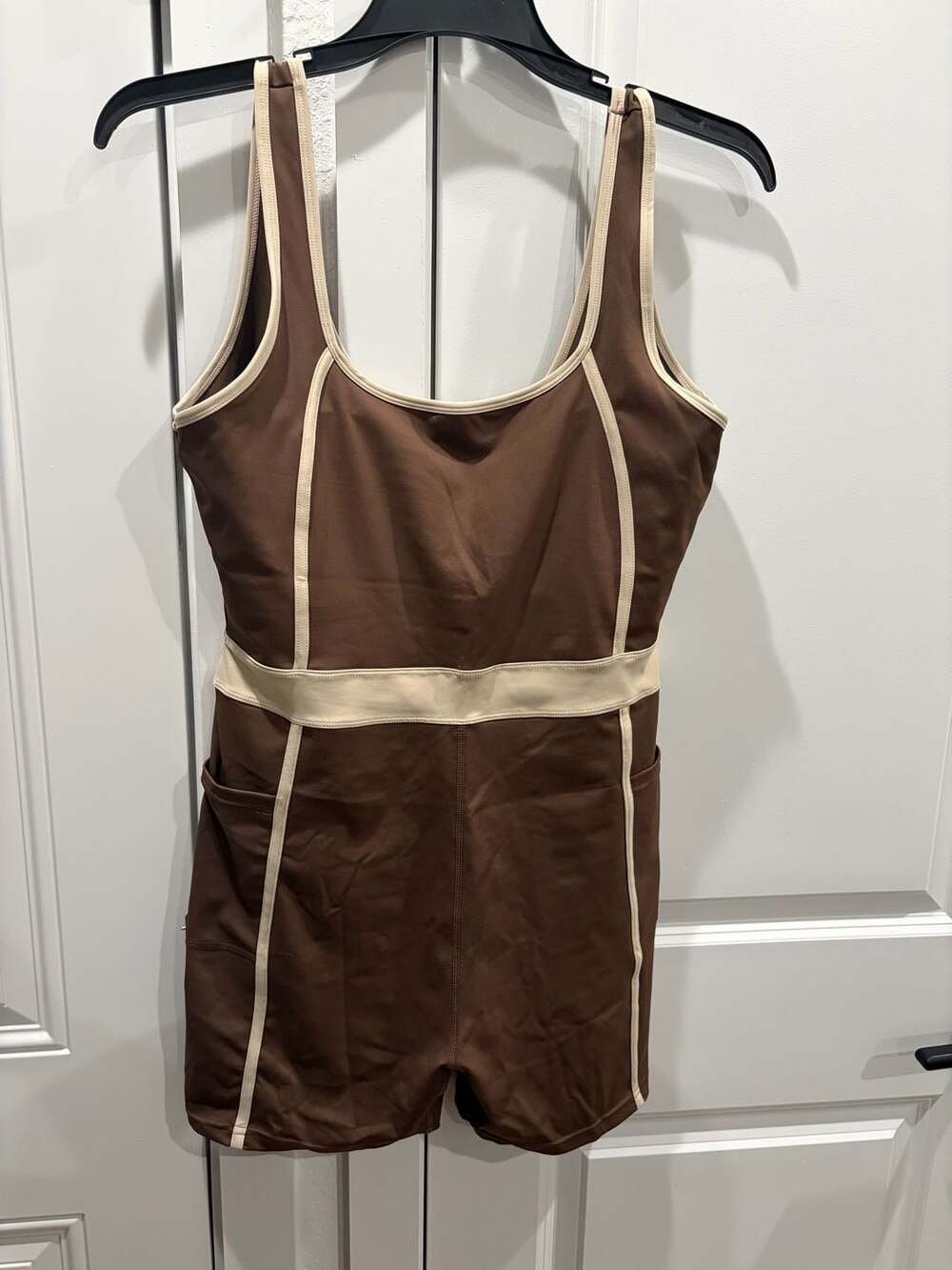 Otos Colorblock Athletic Romper with Pockets